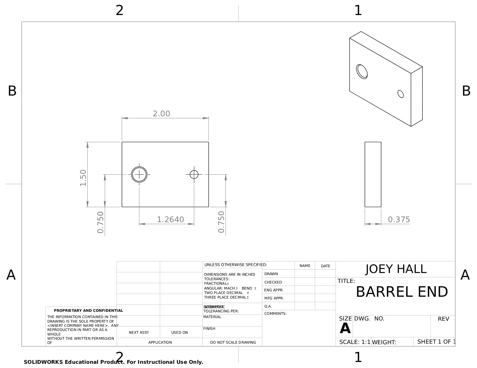 First manufacturing drawing for the compressed-air engine