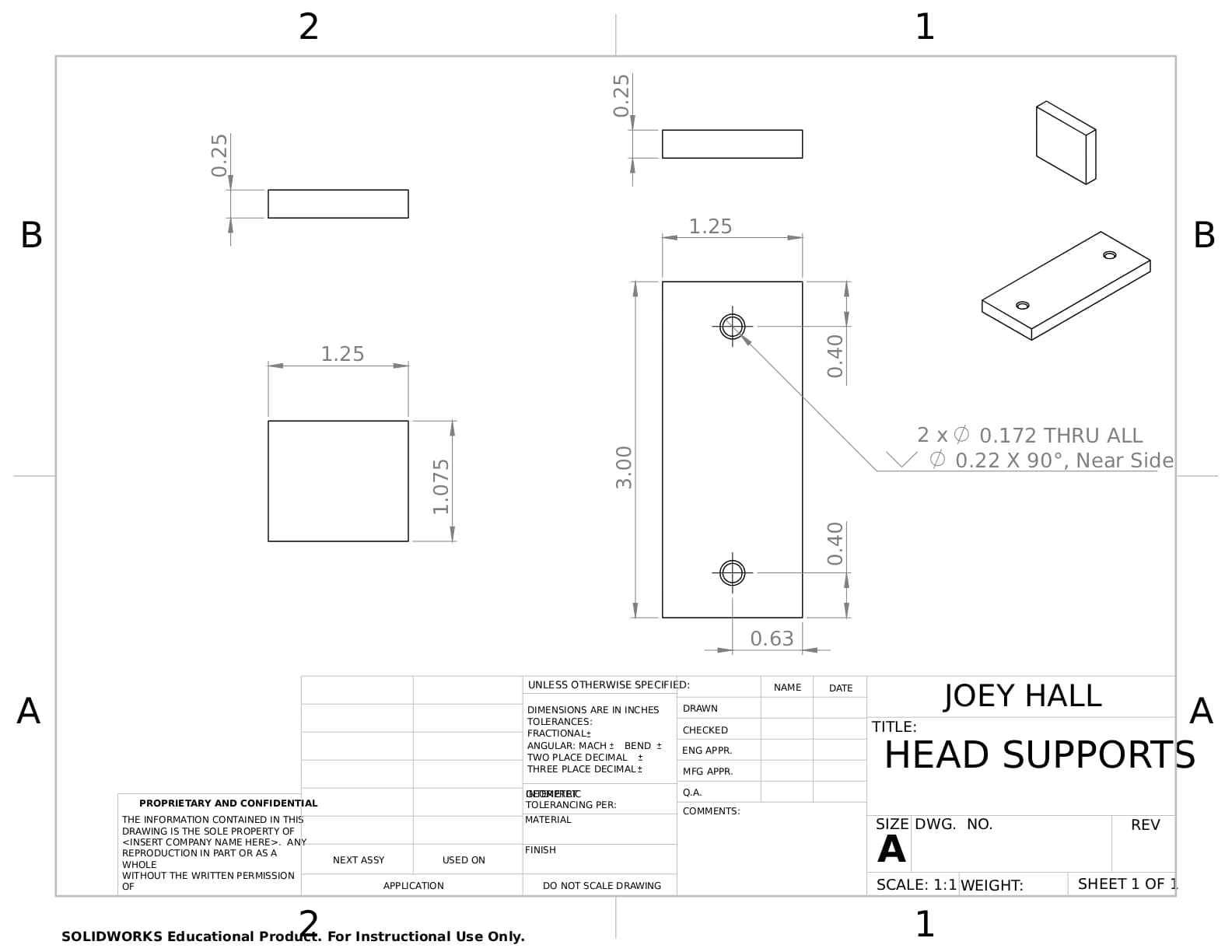 Fifth manufacturing drawing for the compressed-air engine