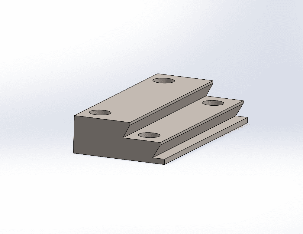 CAD model of the first semiconductor vise configuration