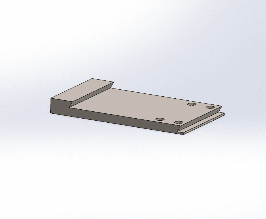 CAD model of the second semiconductor vise configuration