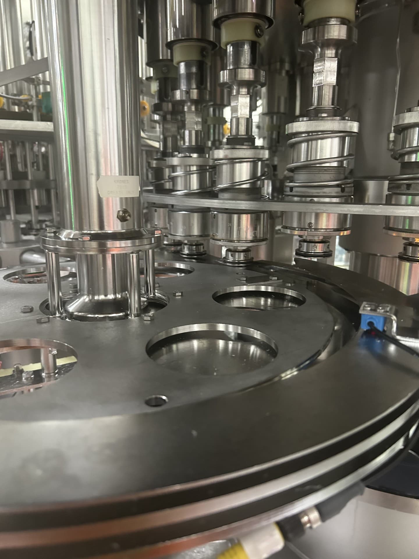 Large replacement gear manufactured for a Pepsi canning line