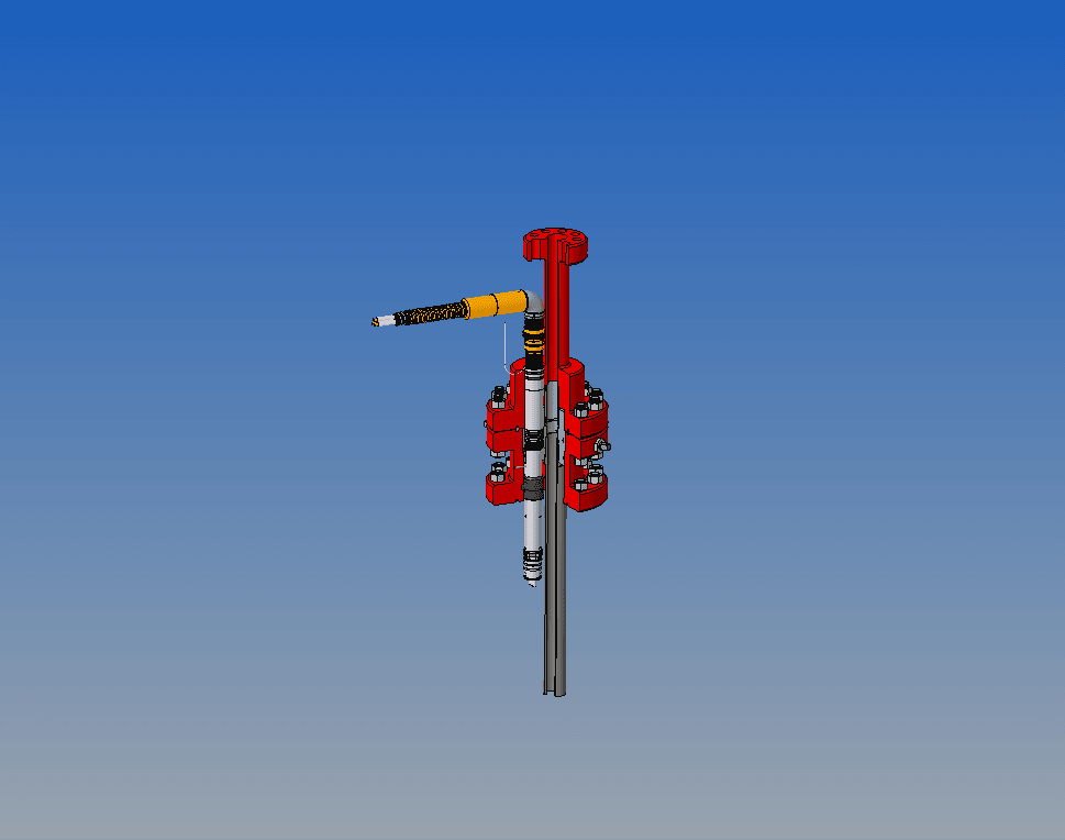CAD rendering of the Metal Lok Ultra Lite electrical connector assembly